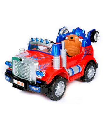 Toysezone Engine J215 Ride On Jeep (Red)