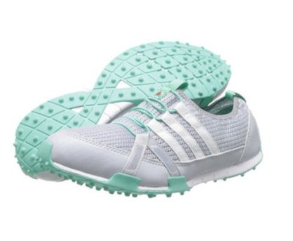  Adidas - Women's ClimaCool Ballerina Spikeless Golf Shoes Grey/Mint 