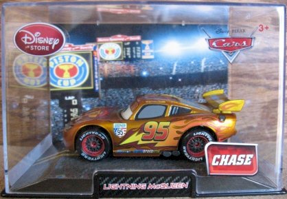 Disney Cars Disney Store Exclusive Chase Gold Lightning McQueen