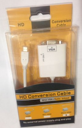 Micro HDMI to VGA có Audio hiệu NETLINE