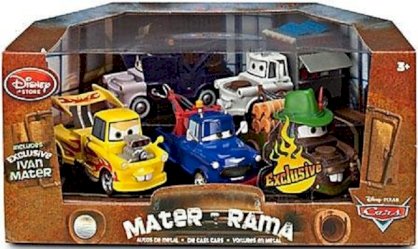 Disney / Pixar Cars 2 Movie Exclusive 148 Die Cast Car 5Pack Mater Rama Includes Ivan Mater!