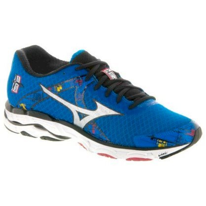 Mizuno Wave Inspire 10 Men's Directoire Blue/Silver/Chinese Red