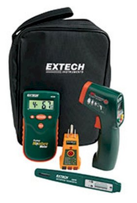 Bộ kit đo đa năng Extech MO280-KH ( đo độ ẩm gỗ, nhiệt độ hồng ngoại, nhiệt độ nước, kiểm tra lỗi nguồn điện)