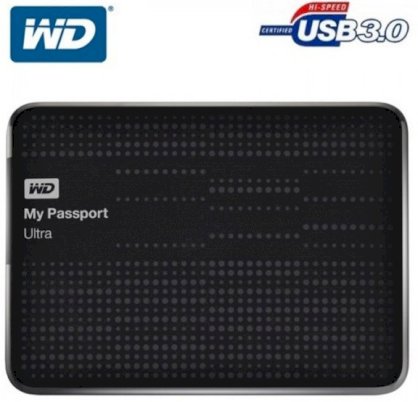 Western Digital My Passport Ultra 1TB Black Apac USB 3.0 (WDBZFP0010BBK-PESN)