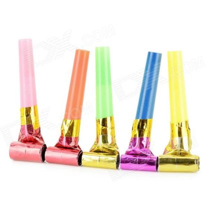 Blow Whistle Toy - Colorful (5 PCS)