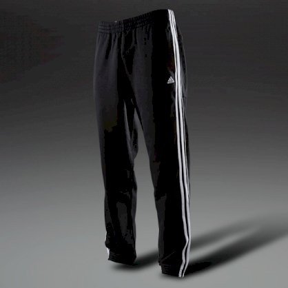 Adidas Essentials 3 Stripe Sweat Pant - Black/White