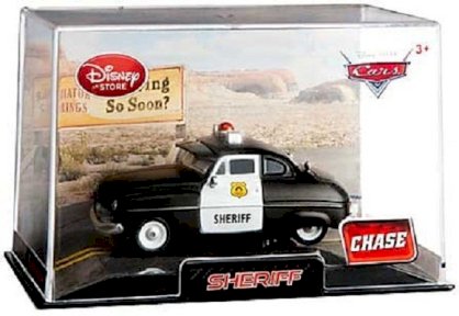 Disney / Pixar Cars Movie Exclusive 1:48 Die Cast Car In Plastic Case Sheriff (Chase Edition)