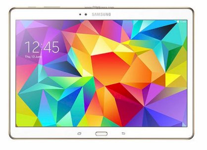 Samsung Galaxy Tab S 10.5 (SM - T805) (Quad-Core 2.3 GHz, 3GB RAM, 32GB Flash Driver, 10.5 inch, Android OS v4.4.2) WiFi, 4G LTE Model Dazzling White