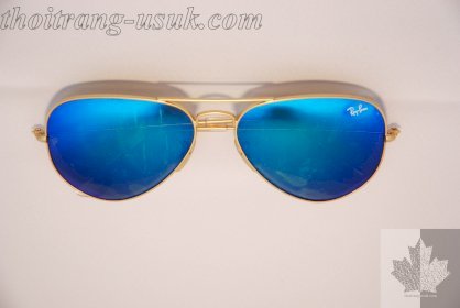Kính mát thời trang Nam - RayBan RB3025 Aviator Gold/Blue