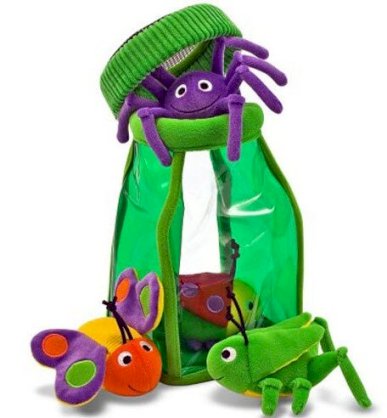 Bug Jug Fill and Spill Baby Soft Toy