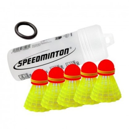 Speedminton Match Speeders Badminton Shuttlecocks (Pack of 5)