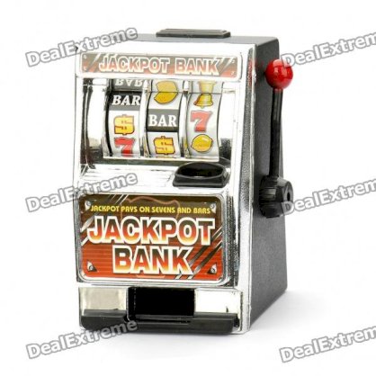 Mini Slot Machine Coin Bank Toy Set 01