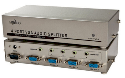 MT-VIKI MT-3504AV Bộ chia 1VGA+1Audio thành 4VGA+4Audio