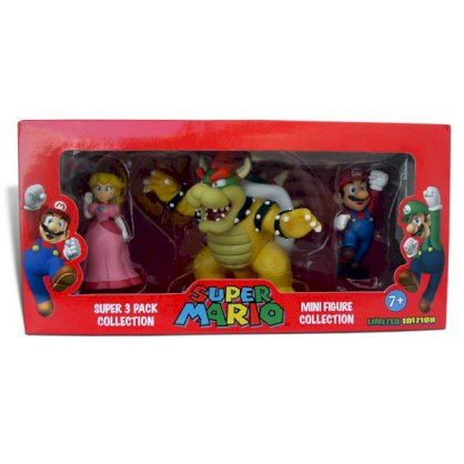 Super Mario Brothers 2-inch Super Mini-figure Set