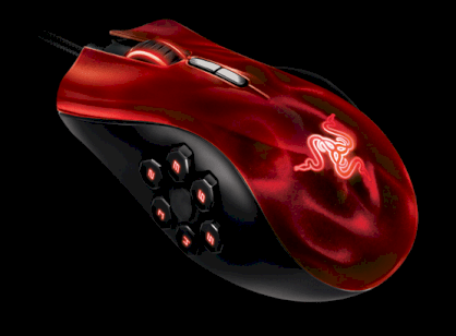 Razer Naga Hex MOBA/Action-RPG Gaming Mouse 5600dpi (Red)