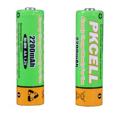 Pin sạc PKCELL AA NiMH 2200mAh