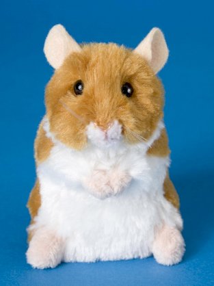 Plush Brushy Hamster 5"