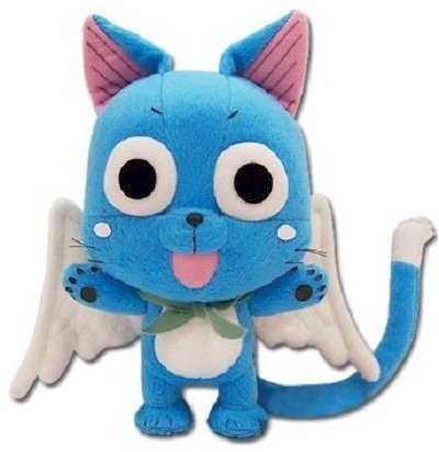 Great Eastern GE-6968 Animation Official Fairy Tail Anime Happy 8" Plush