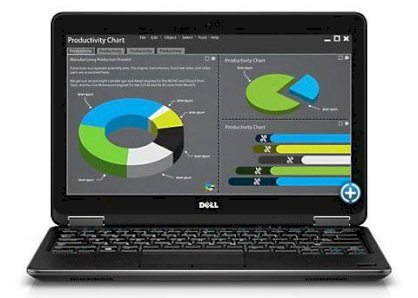 Dell Latitude 12 E7240 ( Intel Core i5-4300U 1.9GHz, 8GB RAM, 256GB SSD, VGA Intel HD Graphics 4400, 12.5 inch, Windows 7 Professional 64 bit)