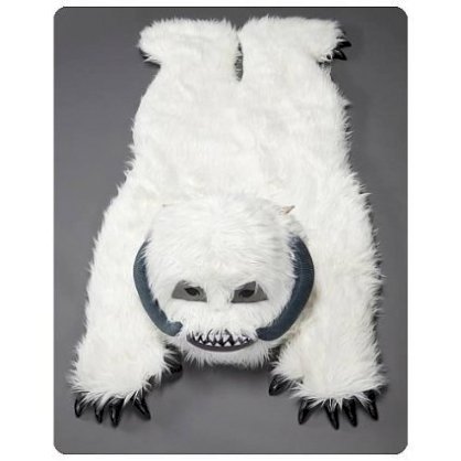 Star Wars Wampa 5 Foot Long Plush Throw Rug - New with tags