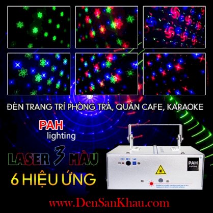 Laser 3 màu 6 effect PAH-L349