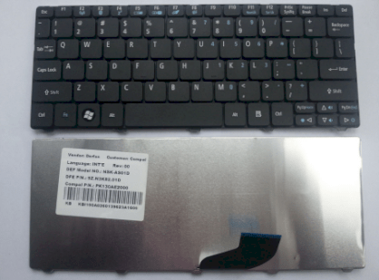 Bàn phím Acer Aspire One 521/522/532/532H/533/D255/D255E/D257/D257E/D260/D270 (đen) 