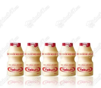 Sữa chua uống lên men Yakult 5 hộp x 65ml