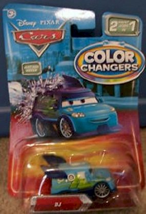 Disney / Pixar Cars Movie 1:55 Scale Color Changers DJ Mattel