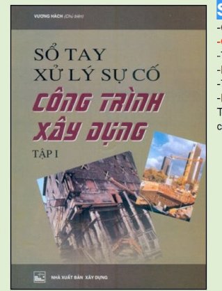 Sổ tay xử lý sự cố công trình xây dựng – tập 1