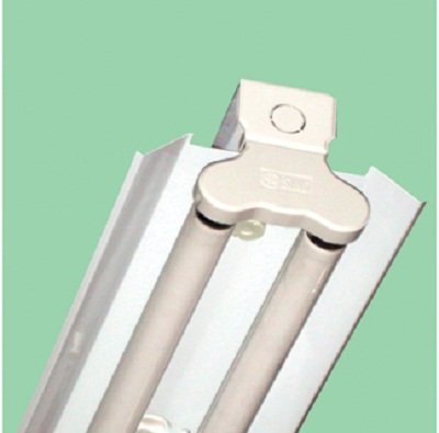Bộ đèn huỳnh quang có phản quang hắt thẳng bản nhỏ Sino-Vanlock 2x36/40W (HPF-Có tụ bù)