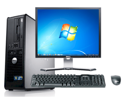 Dell Optilex 745 Pro (Intel Core 2 Duo E6600 2.4GHz, RAM 2GB, HDD 160GB, DVD-RW, VGA Onboard, PC DOS, không kèm theo màn hình)