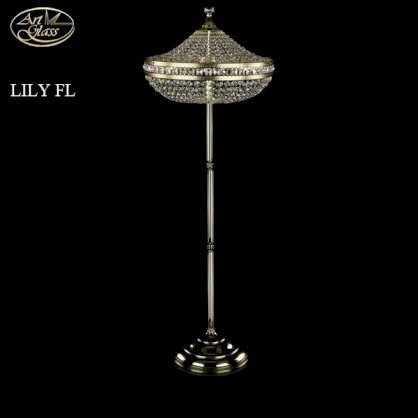 Đèn cây Art Glass Lily FL