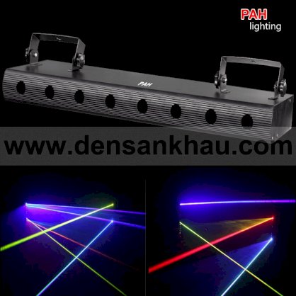 Đèn laser màn 8 cửa Blue Green PAH-L222