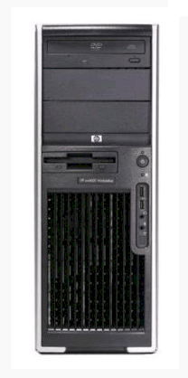HP Workstation XW4600 (Intel Core 2 Quad Q9400 2.66GHz, RAM 4GB, VGA Nvidia, PC DOS, không kèm màn hình)