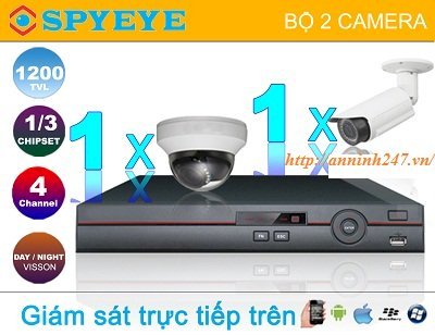 Bộ 8 camera Spyeye DK-SP2170D