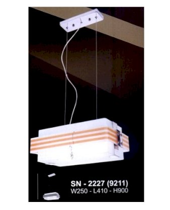 Đèn thả bàn ăn cao cấp Sano SN 2227 (9211), W250 x L410 x H900 mm