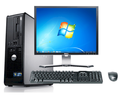Dell Optilex 755 Pro (Intel Core 2 Duo E75002.93GHz, RAM 3GB, HDD 160GB, DVD-RW, VGA Onboard, PC DOS, không kèm theo màn hình)