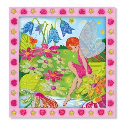 Flower Garden Fairy Peel & Press Sticker by Numbers