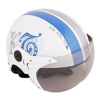Mũ bảo hiểm có kính HKT 060 màu trắng (tem CR)