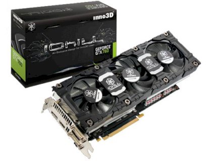 Inno3D GeForce GTX 760 HerculeZ 3000 (NVIDIA GeForce GTX 760, Ram 2GB DDR5, 256-bit, PCI Express 3.0)