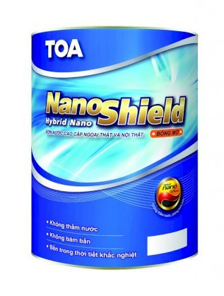 Sơn nước cáp cấp ngoại thất và nội thất Toa Nanoshield 5L