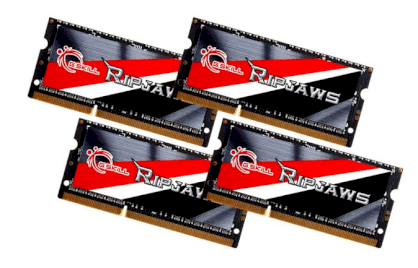 Gskill Ripjaws SO-DIMM F3-2133C11Q-32GRSL DDR3L 32GB (4x8GB) Bus 2133MHz PC3-1700