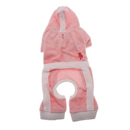PuppyPAWer Terry Hoody Jumper by Dogo - Pink