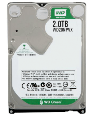 Western Digital Green 2TB - 8MB Cache - Sata 6.0 Gb/s (WD20NPVX)