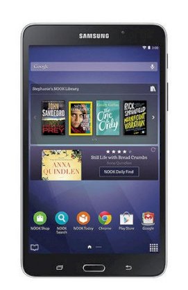 Samsung Galaxy Tab 4 Nook (Quad-Core 1.2 GHz, 1.5GB RAM, 8GB Flash Driver, 7 inch, Android OS v4.4) Model Black