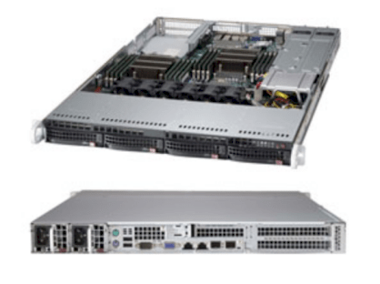 Server Supermicro SuperServer 6017R-72RFTP (Black) (SYS-6017R-72RFTP) E5-2640 v2 (Intel Xeon E5-2640 v2 2.0GHz, RAM 8GB, 750W, Không kèm ổ cứng)