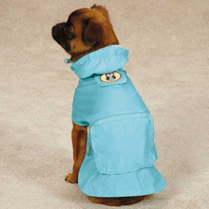 Zack & Zoey Hoot and Howl Stowaway Dog Jacket