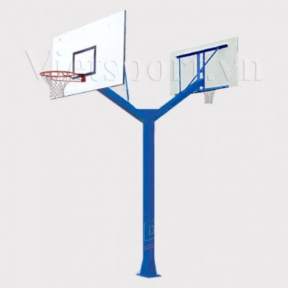 Trụ bóng rổ cố định vuông kẽm nóng