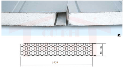 Panel EPS Gỗ Việt dùng trong phòng sạch kho lạnh