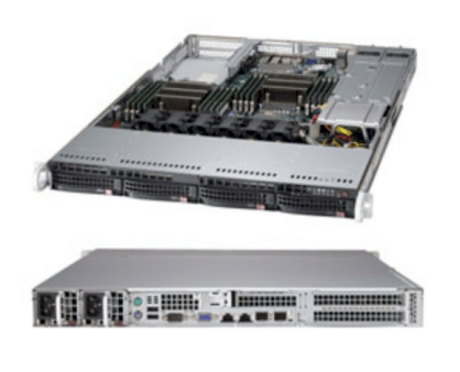 Server Supermicro SuperServer 6017R-72RFTP (Black) (SYS-6017R-72RFTP) E5-2650 (Intel Xeon E5-2650 2.0GHz, RAM 8GB, 750W, Không kèm ổ cứng)